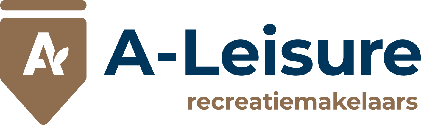 nieuwe logo a-leisure recreatiemakelaars