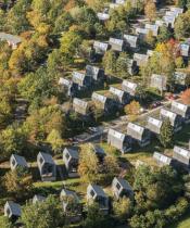 Het Vakantiepark Park Eifel vanuit de lucht gezien