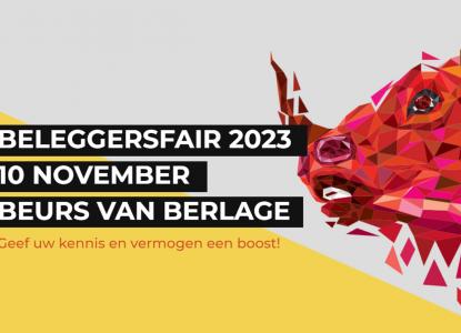 Officiële aankondiging van de beleggersbeurs