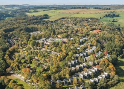 Luchtfoto van het vakantiepark Park Eifel  